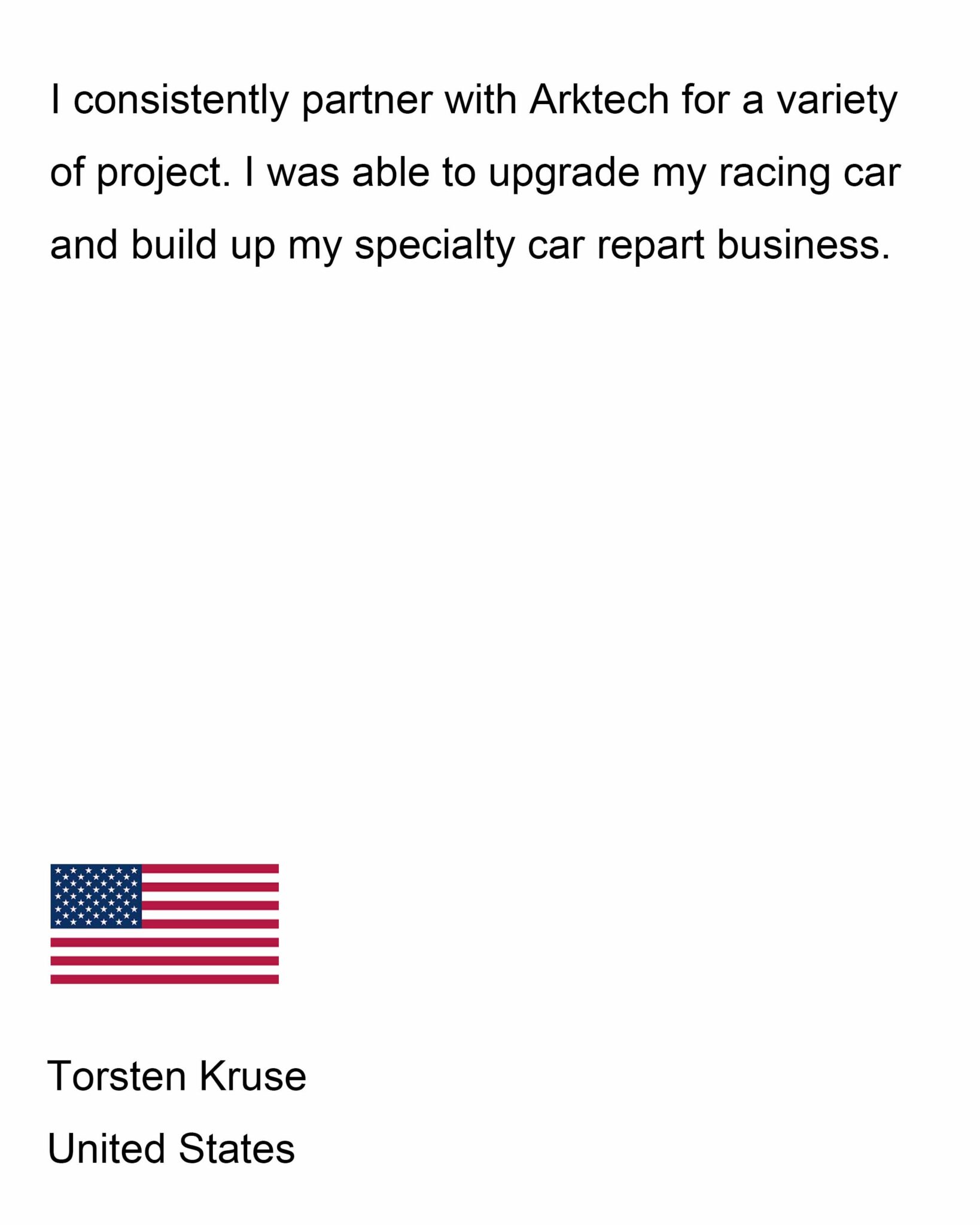 AkrtechGood Testimonials from Customer10