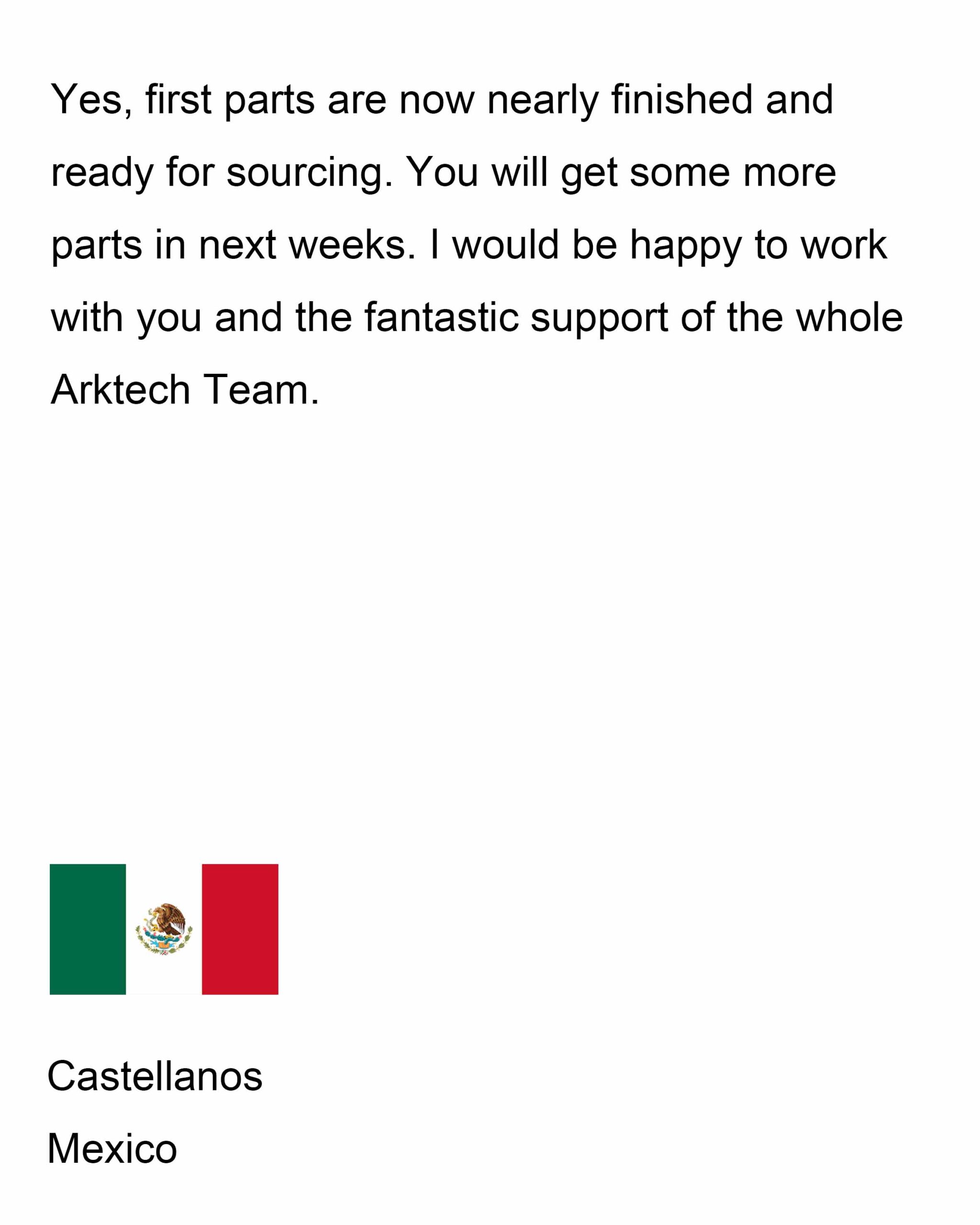 AkrtechGood Testimonials from Customer5