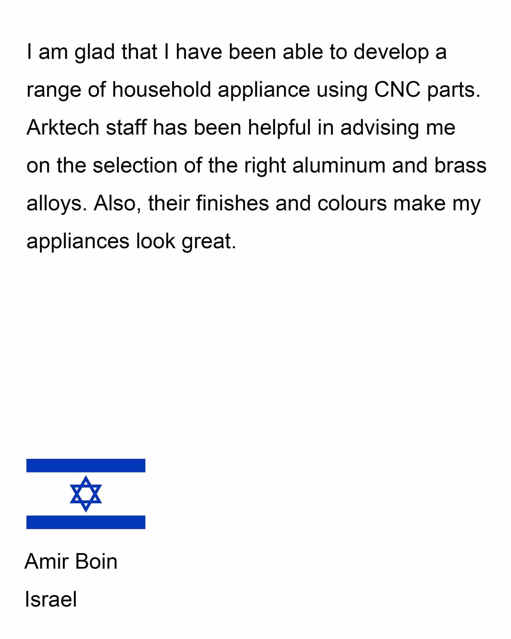 AkrtechGood Testimonials from Customer9