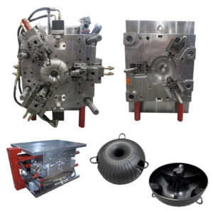 Plastic mould which ejection in Fixing side